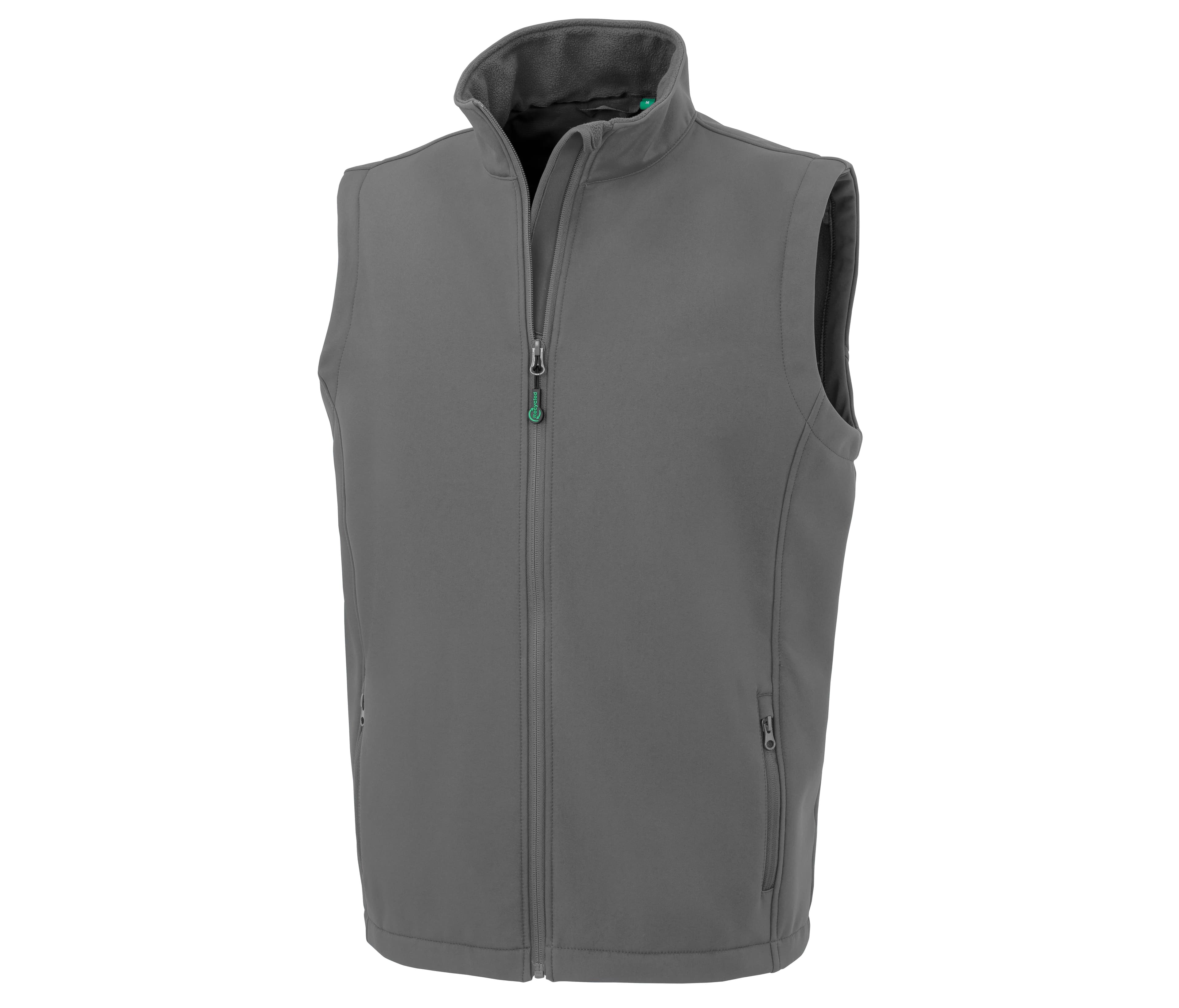 Bodywarmer Softshell homme en polyester recyclé WORKGUARD GREY