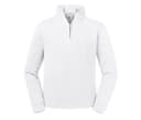 RUSSELL Sweat col zippé Authentic WHITE
