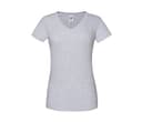FRUIT OF THE LOOM Tee-shirt femme col V HEATHER GREY