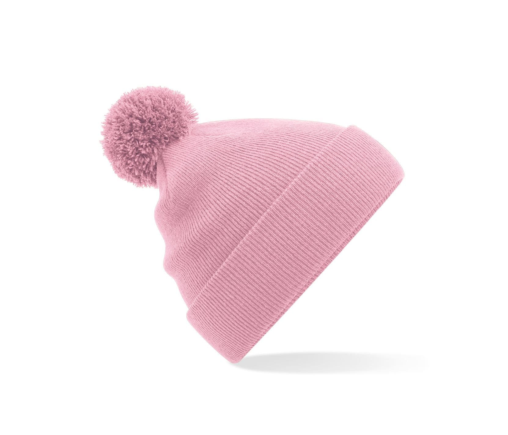 Bonnet à pompon DUSKY PINK