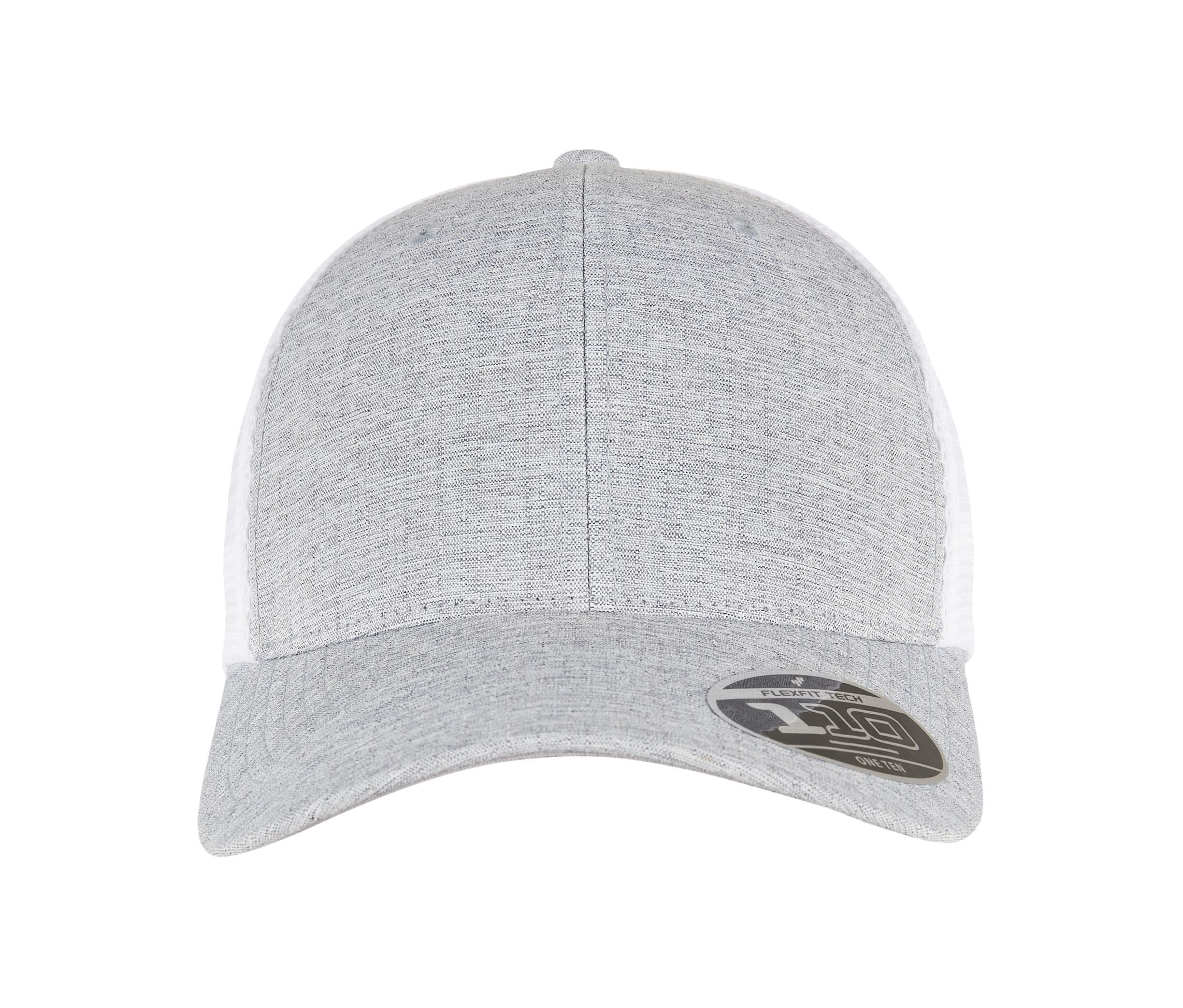 Casquette style trucker MELANGE SILVER / WHITE