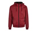 BUILD YOUR BRAND Veste coupe-vent BURGUNDY / BLACK