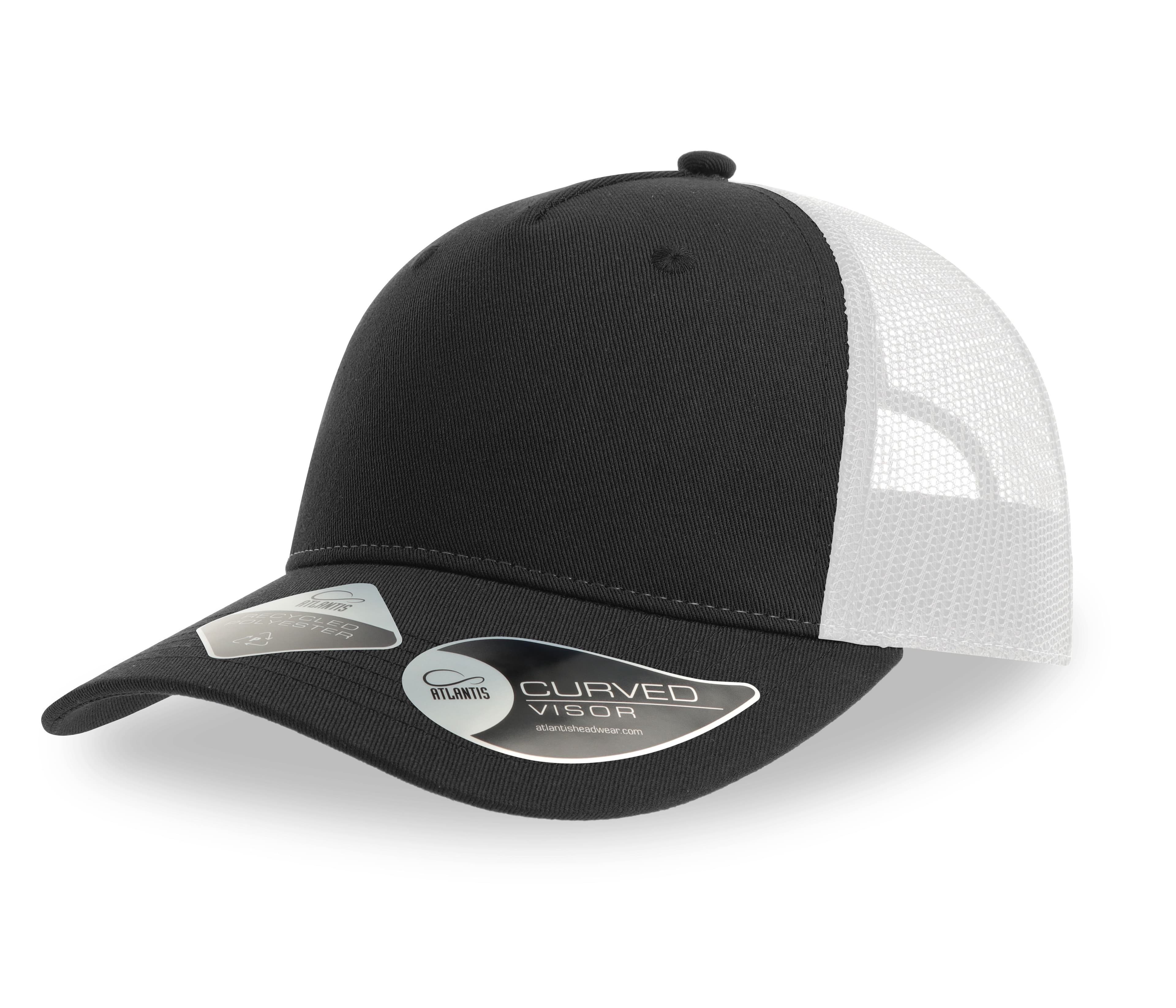 Casquette trucker 5 pans BLACK / WHITE