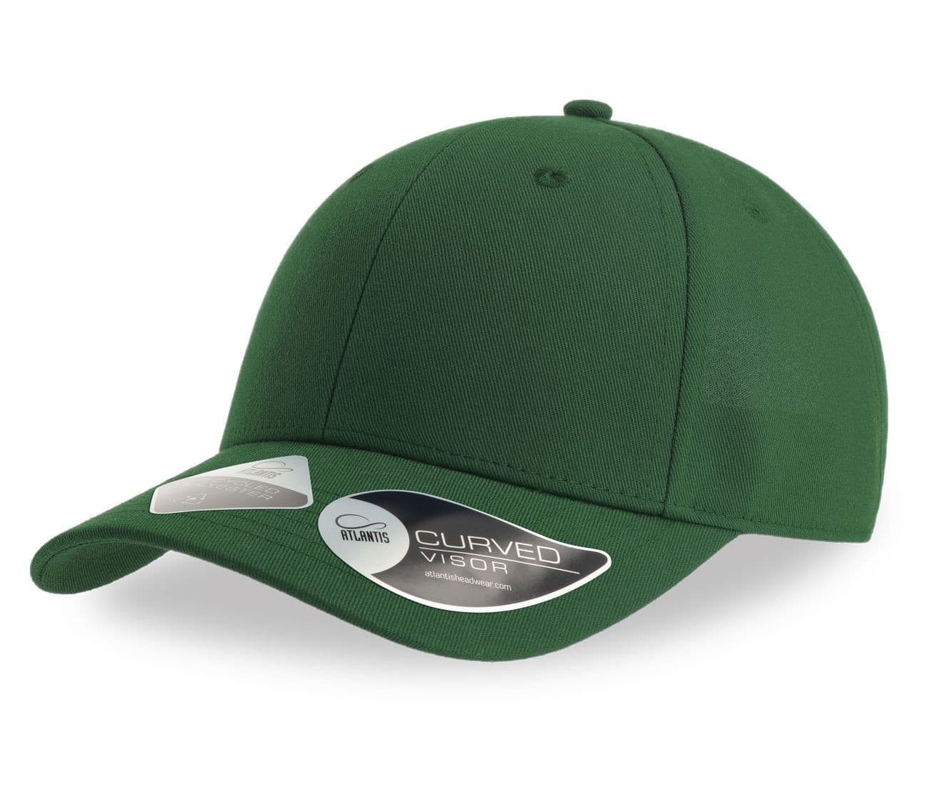 Casquette baseball 6 pans BOTTLE GREEN