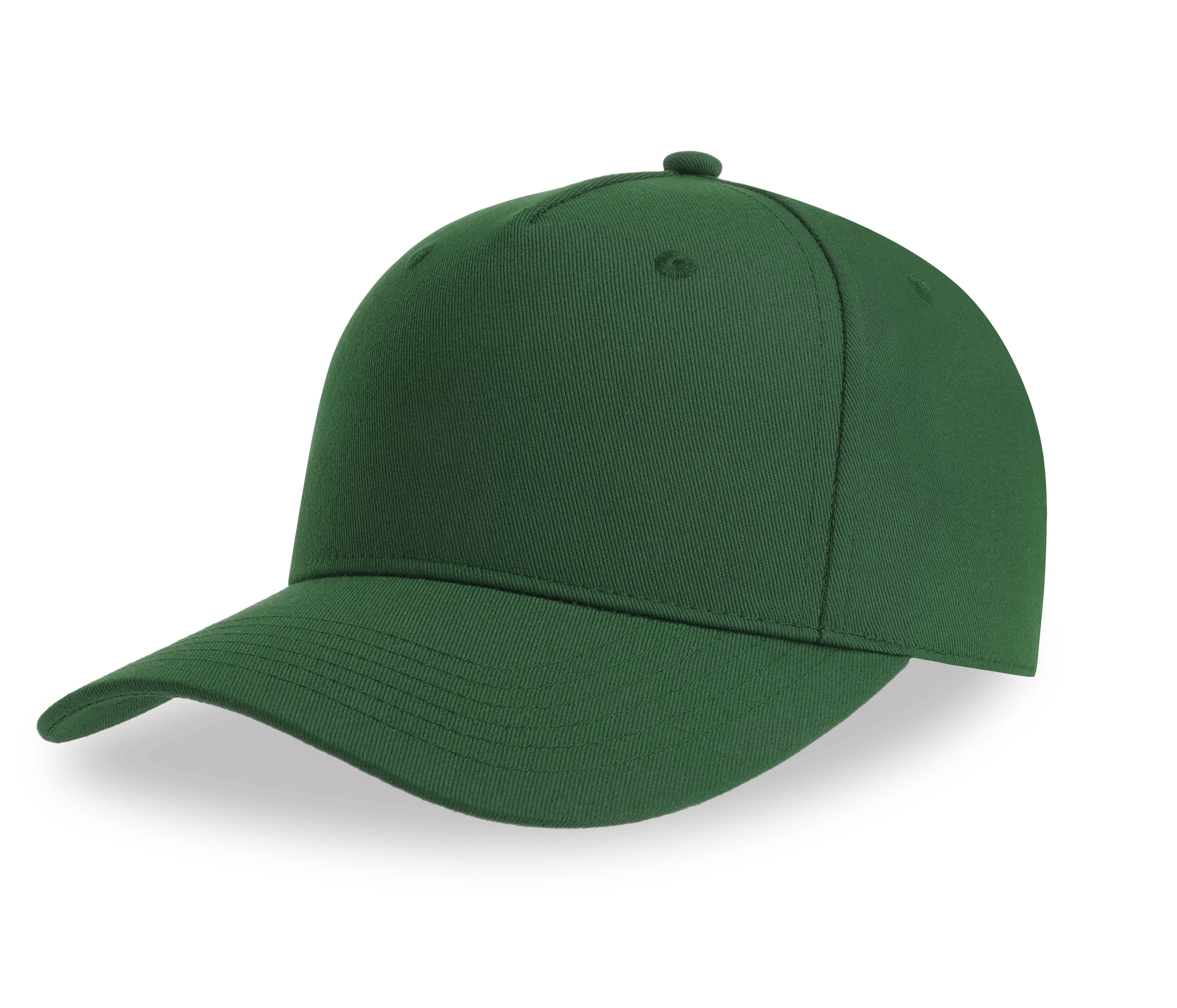 Casquette baseball 5 pans BOTTLE GREEN