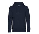 B&C Sweat capuche zippé KING NAVY
