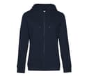 B&C Sweat capuche zippé QUEEN NAVY