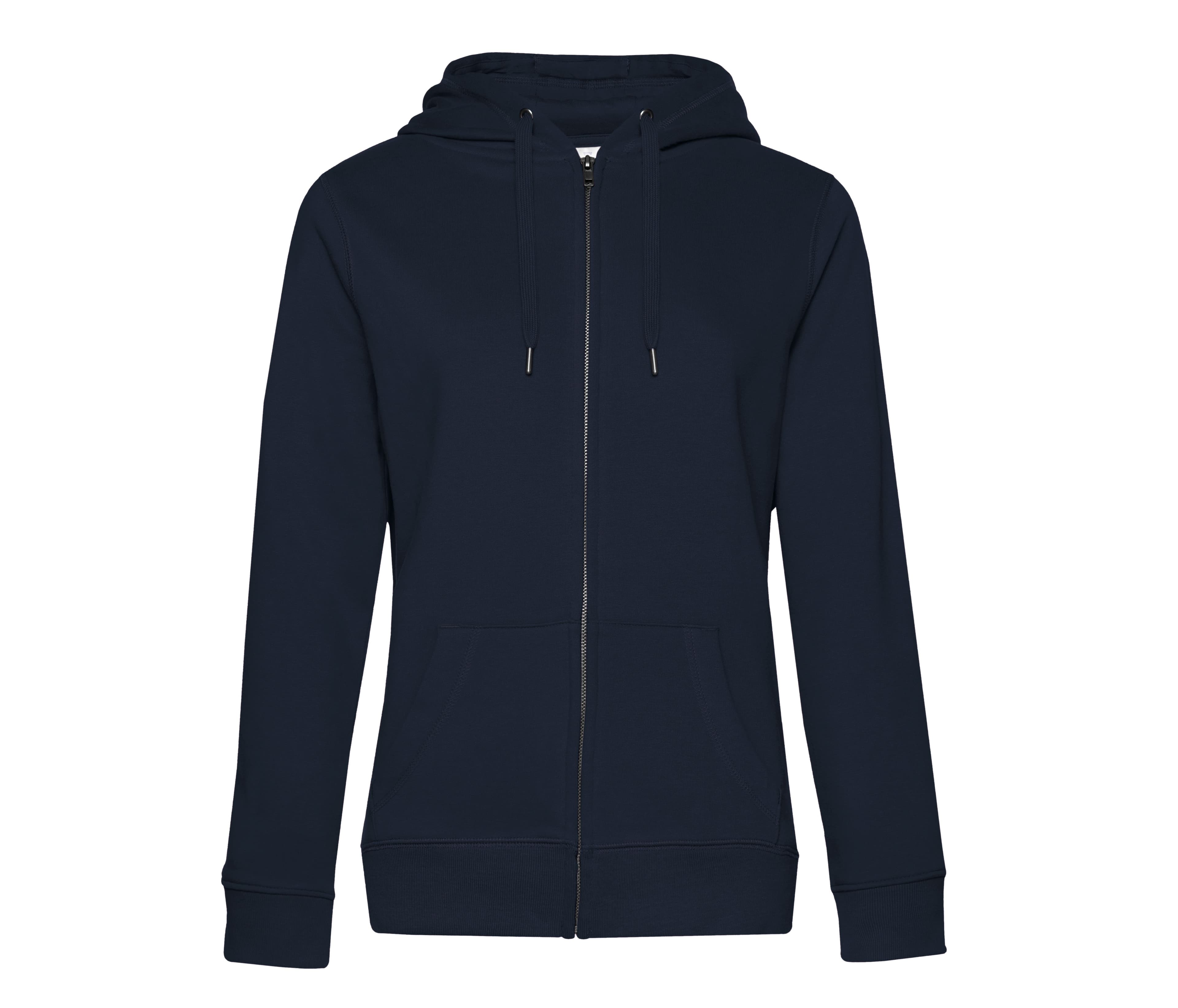 Sweat capuche zippé QUEEN NAVY