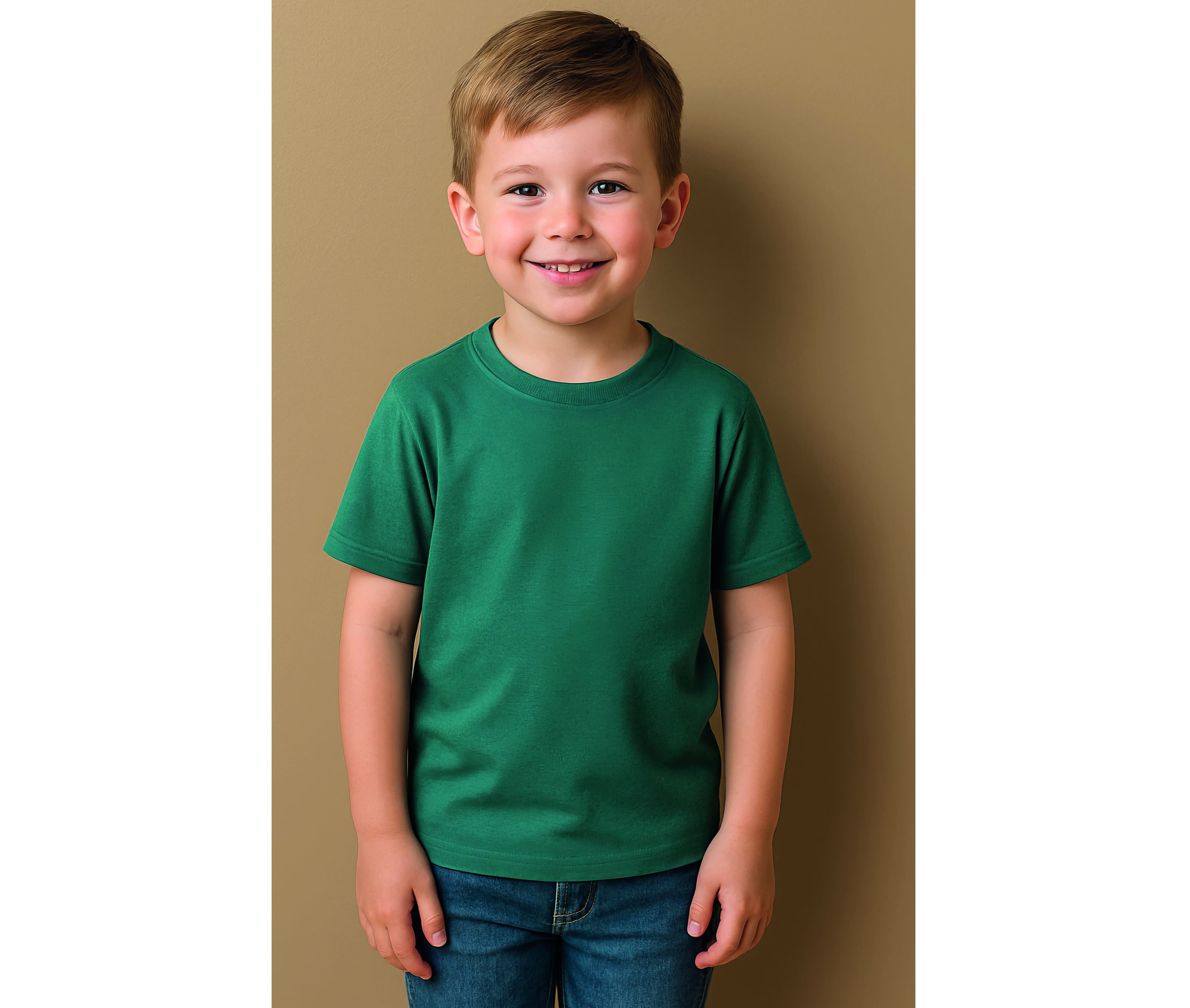Tee-shirt col rond pour enfants