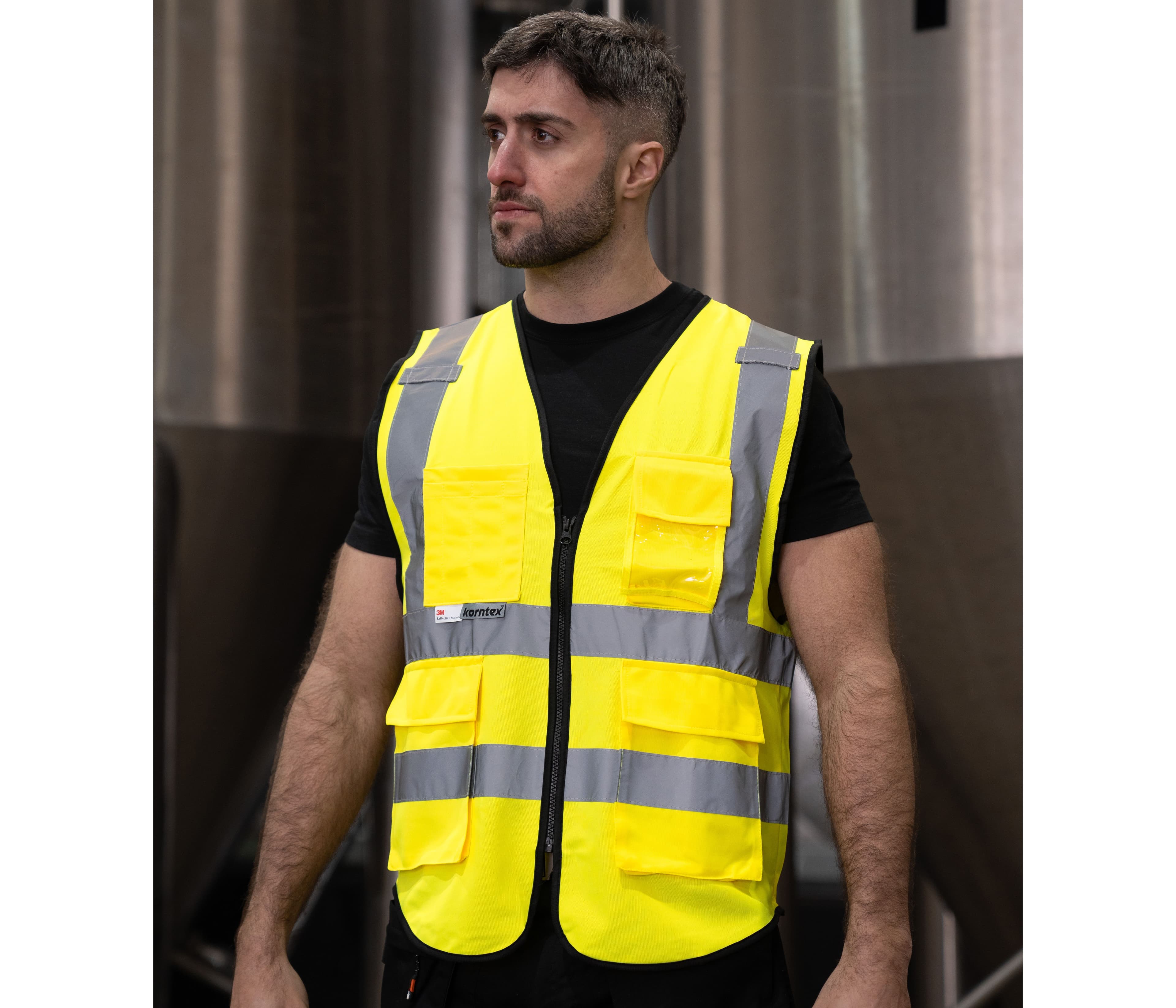 Gilet de sécurité zippé