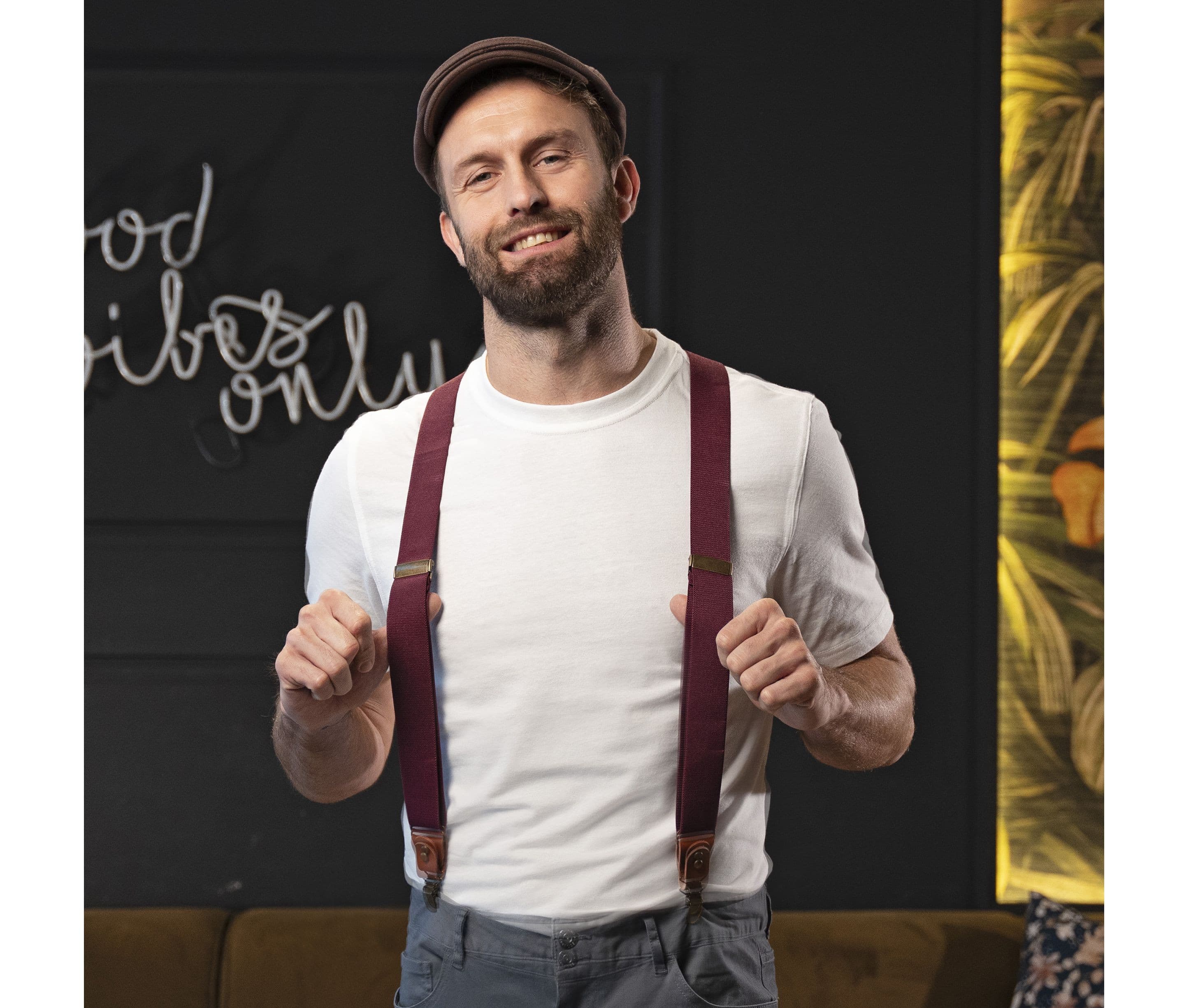 Bretelles modernes de couleur unie au charme urbain