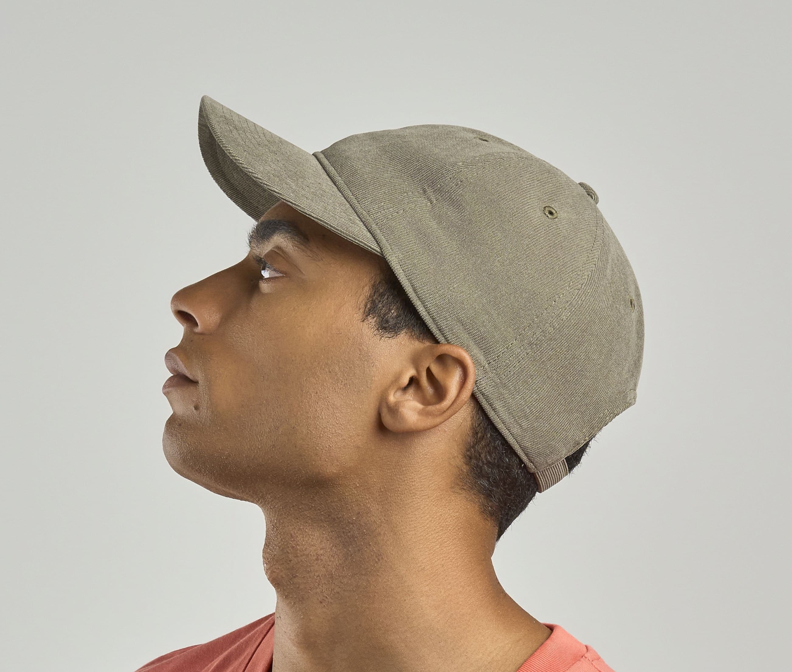 Casquette 6 pans mid visor corduroy recyclé