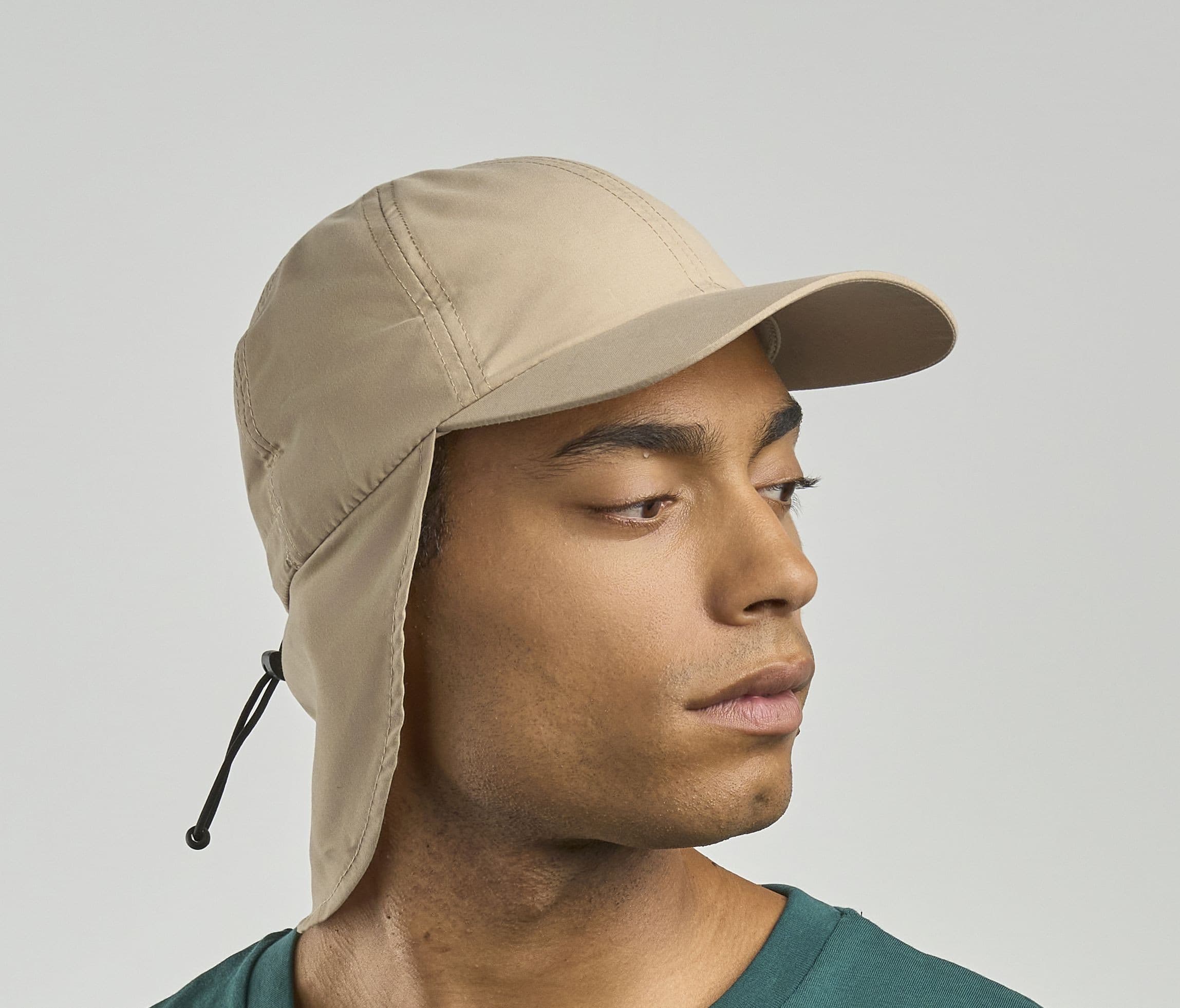 Casquette type légionnaire en polyester recyclé