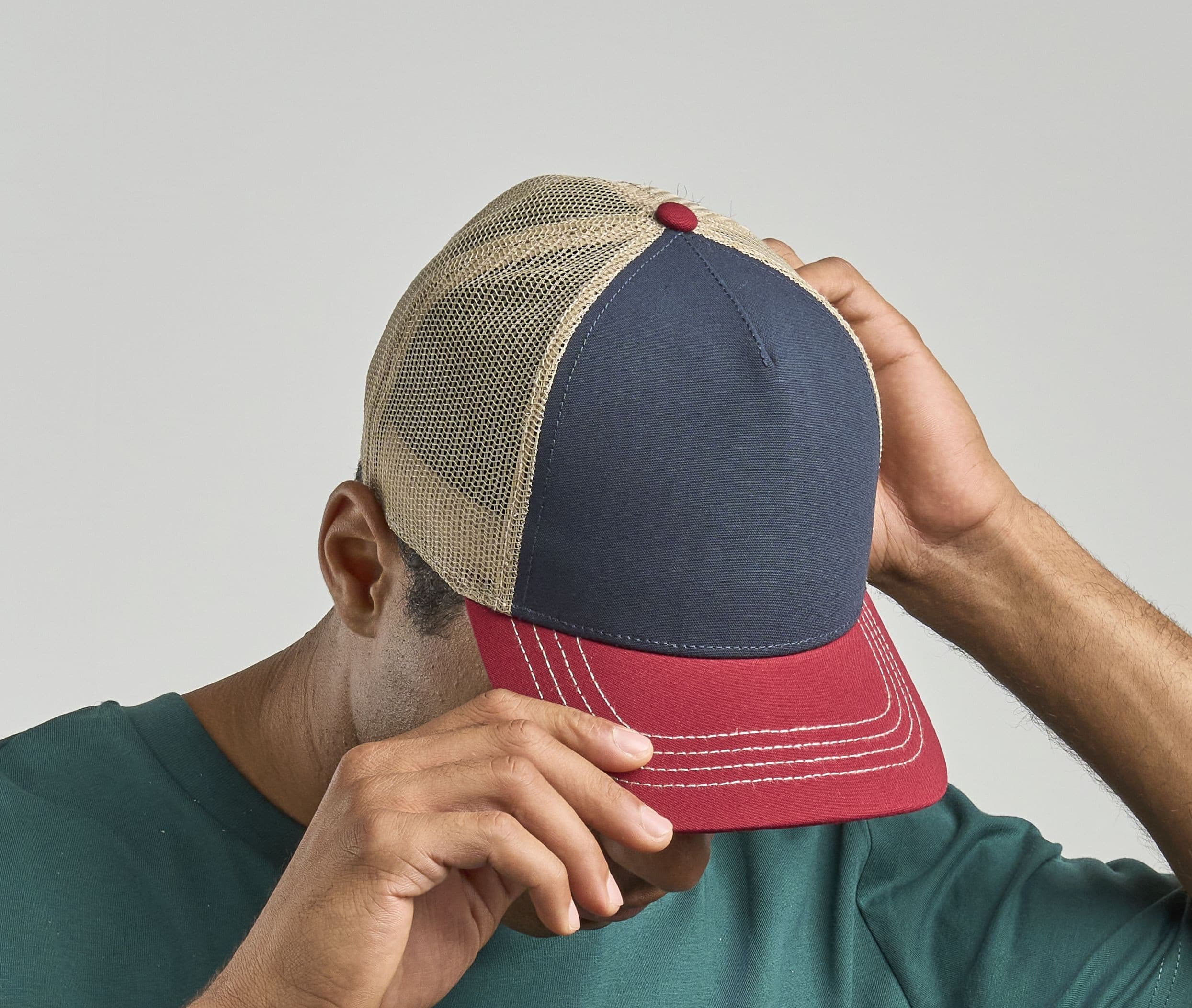 Casquette Rapper en polyester canvas recyclé