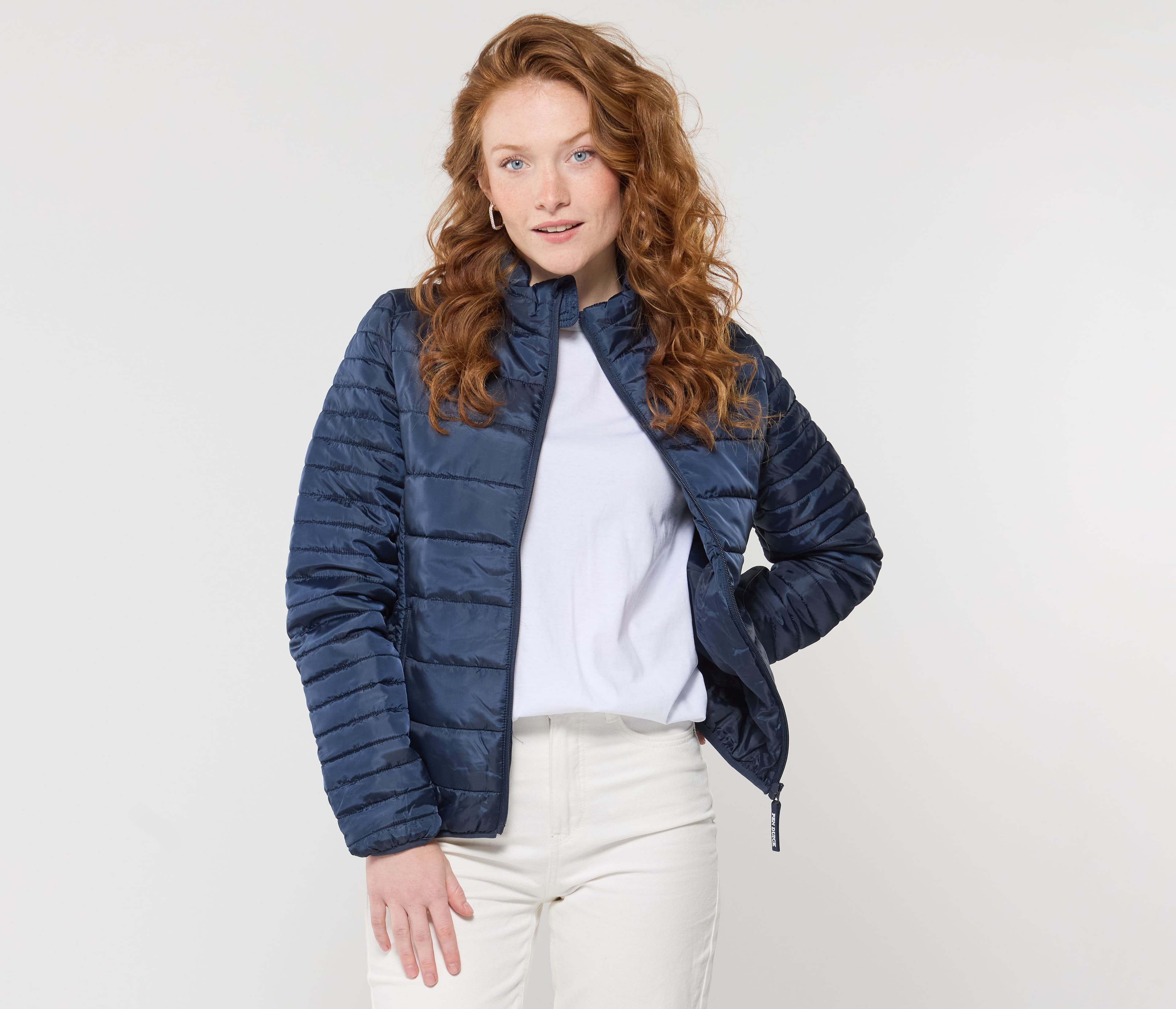 Doudoune femme en polyester recyclé