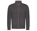 JUST HOODS Sweat zippé unisexe CHARCOAL