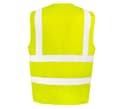 RESULT Gilet de sécurité en polycoton FLUO YELLOW