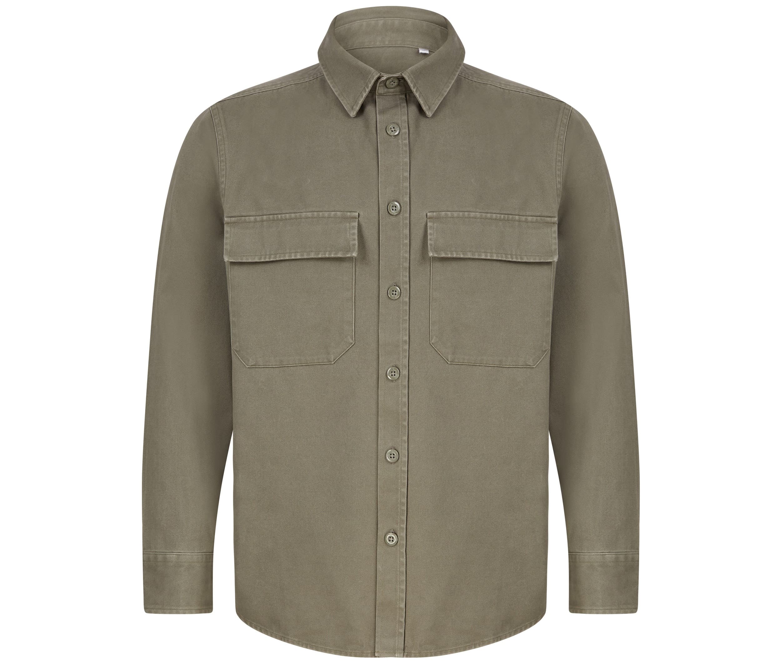 Surchemise en coton KHAKI