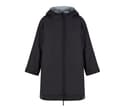 FINDEN HALES Longue veste imperméable BLACK
