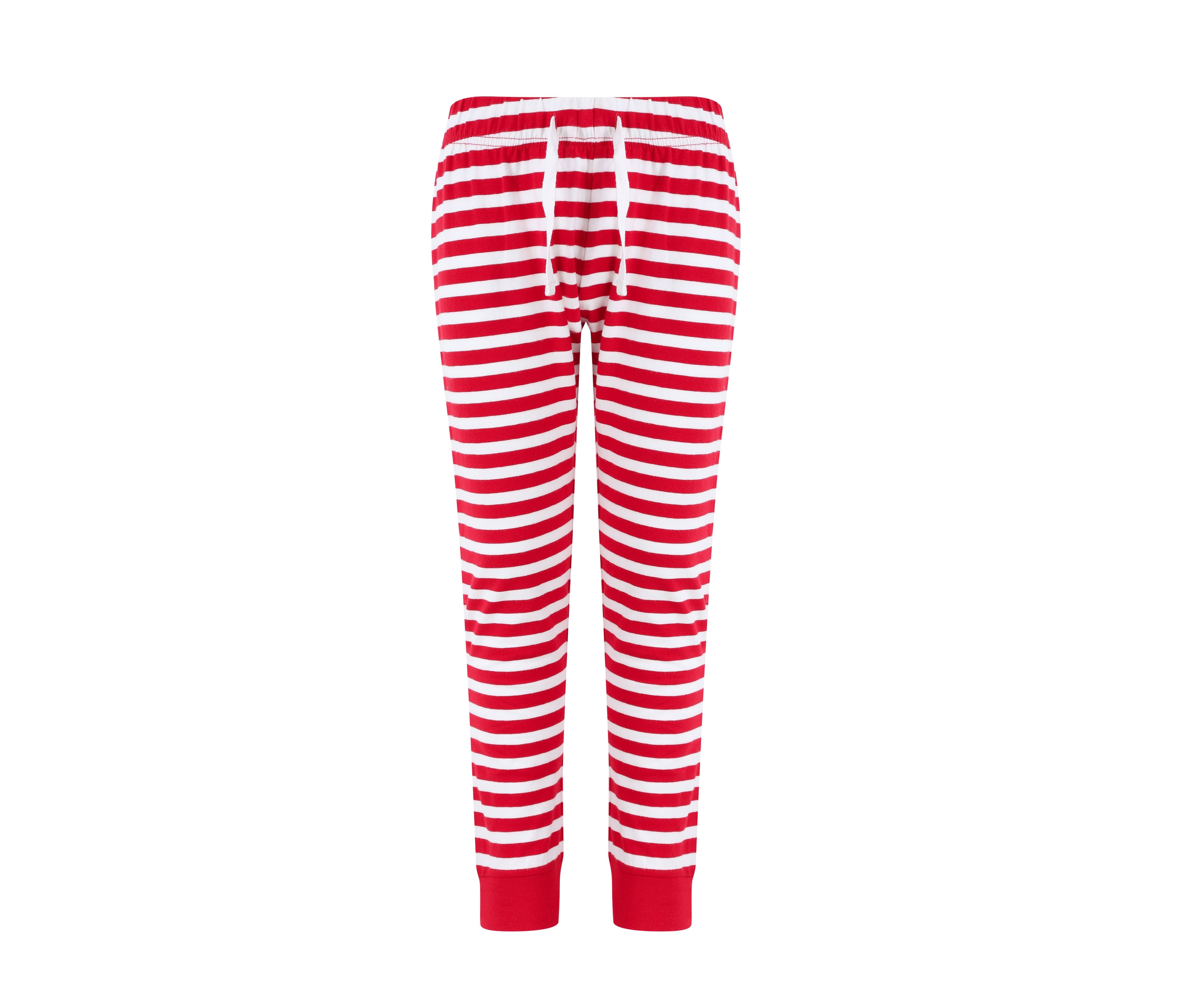 Pantalon d'intérieur stretch enfant RED / WHITE STRIPES