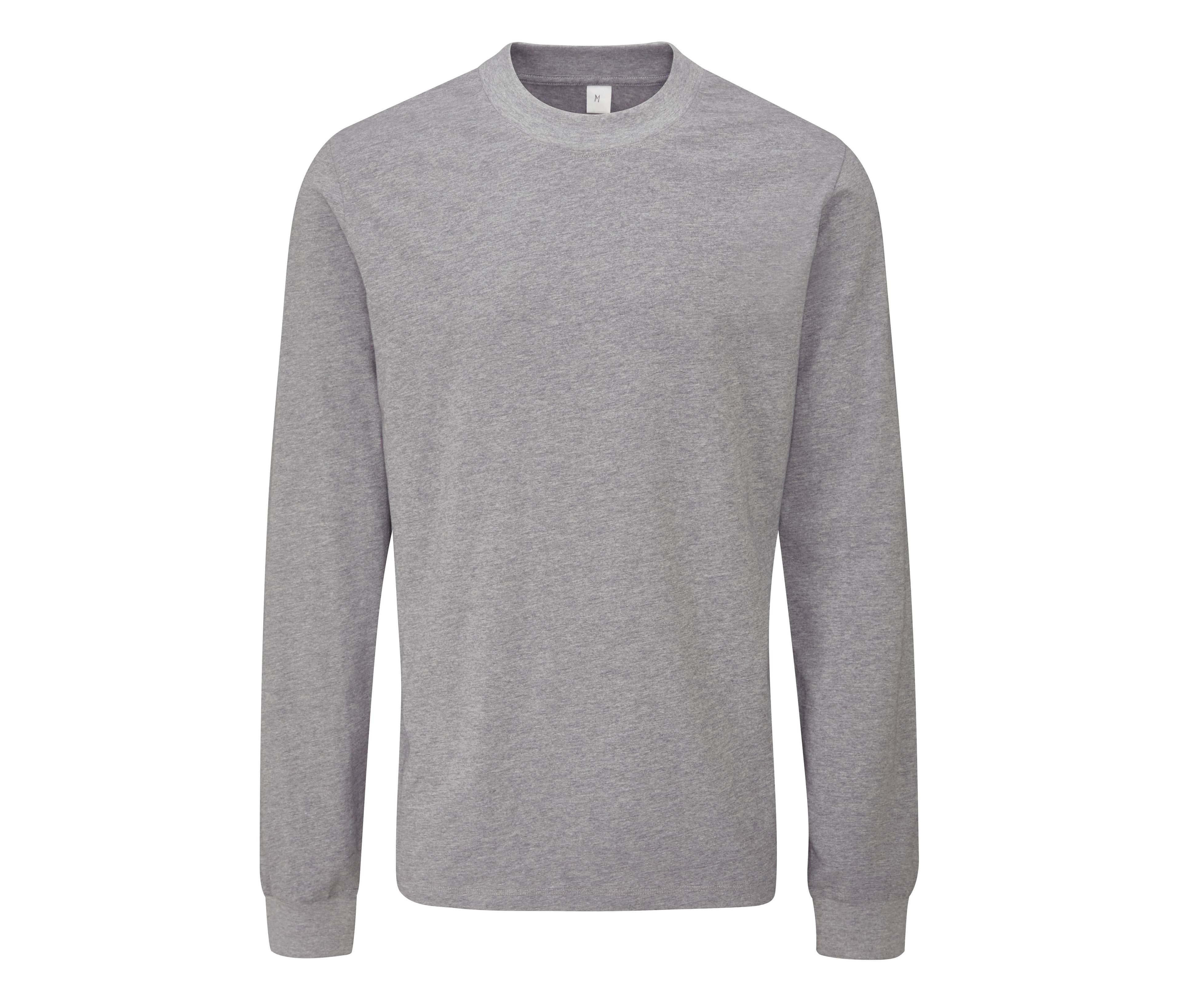 Tee-shirt manches longues unisexe HEATHER GREY MELANGE