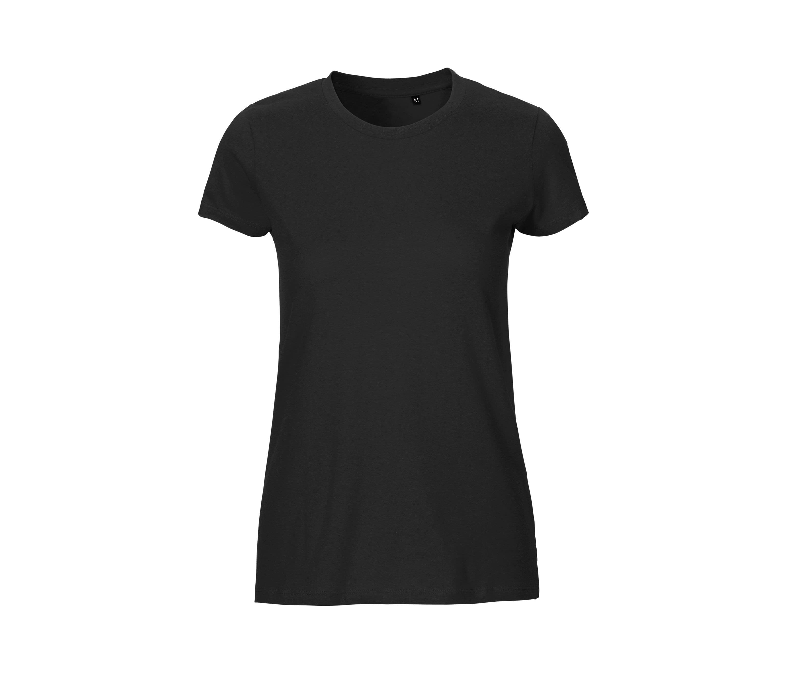 Tee-shirt femme en coton Tiger BLACK