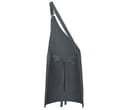 KARLOWSKY Tablier asymétrique en tissu sergé  ANTHRACITE
