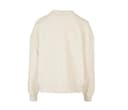 BUILD YOUR BRAND Sweat col rond femme WHITE SAND