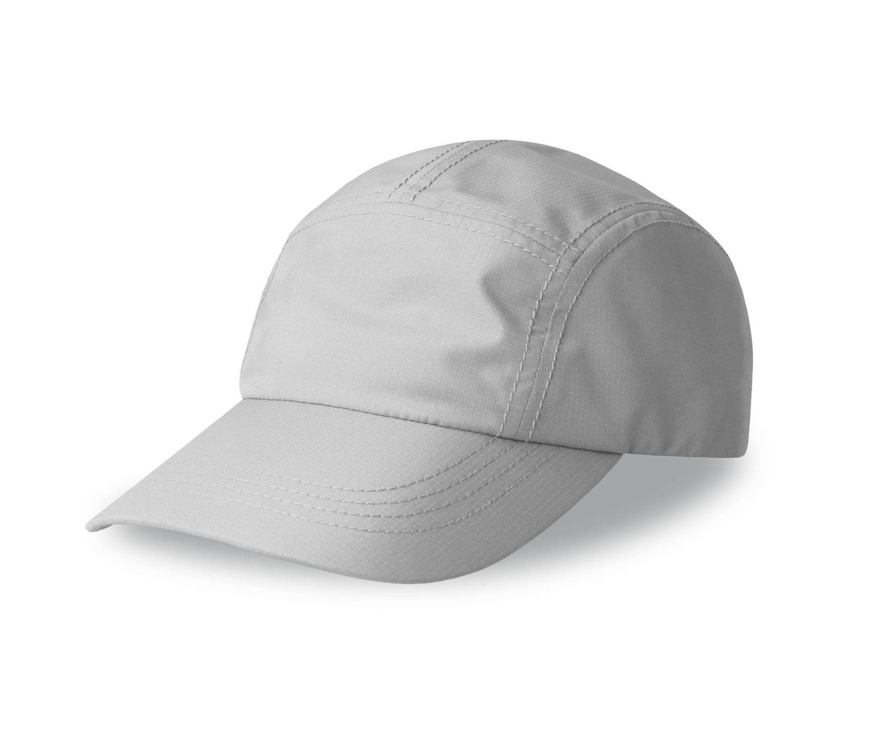 Casquette imperméable 5 pans en polyester recyclé LIGHT GREY