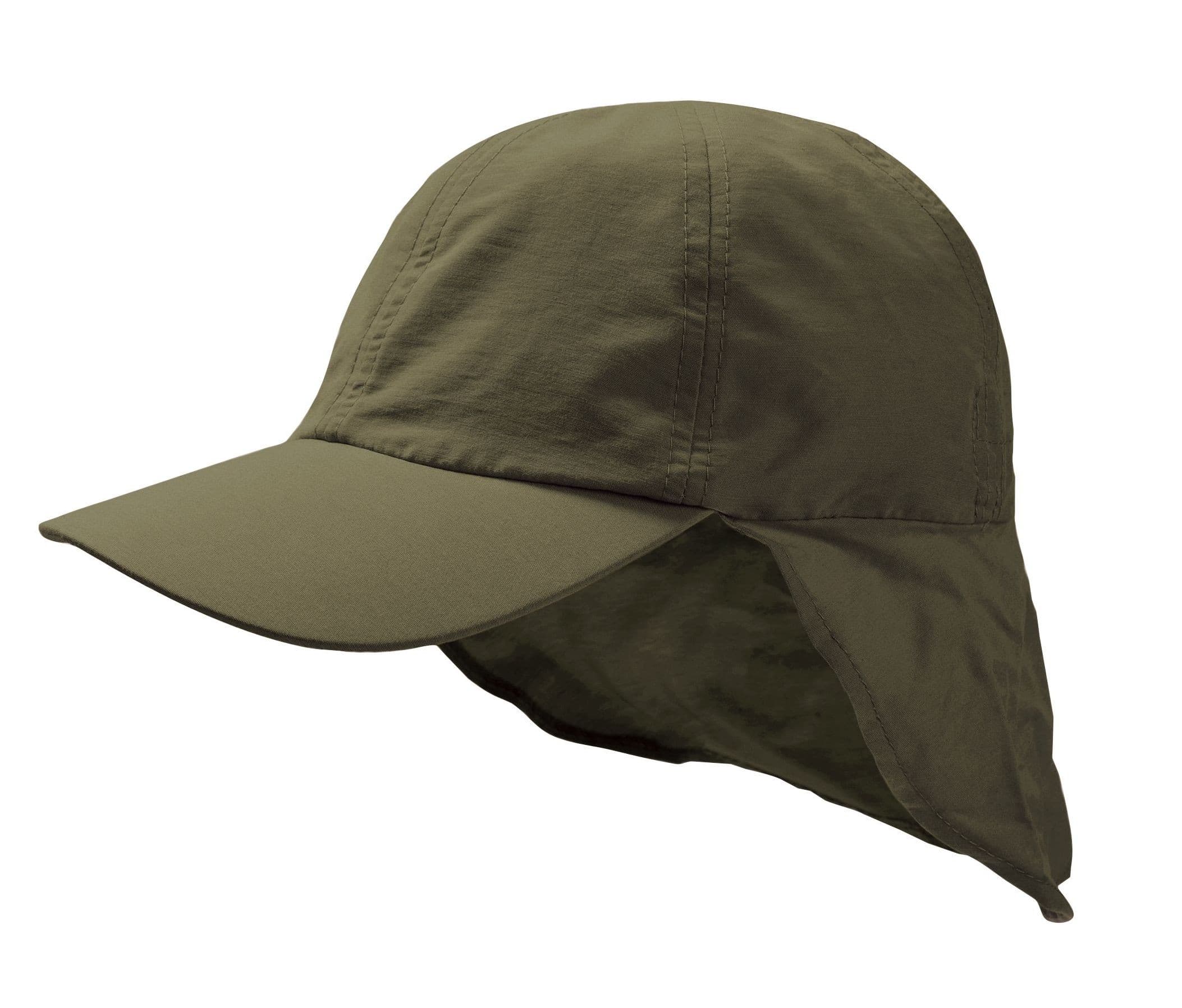 Casquette type légionnaire en polyester recyclé OLIVE