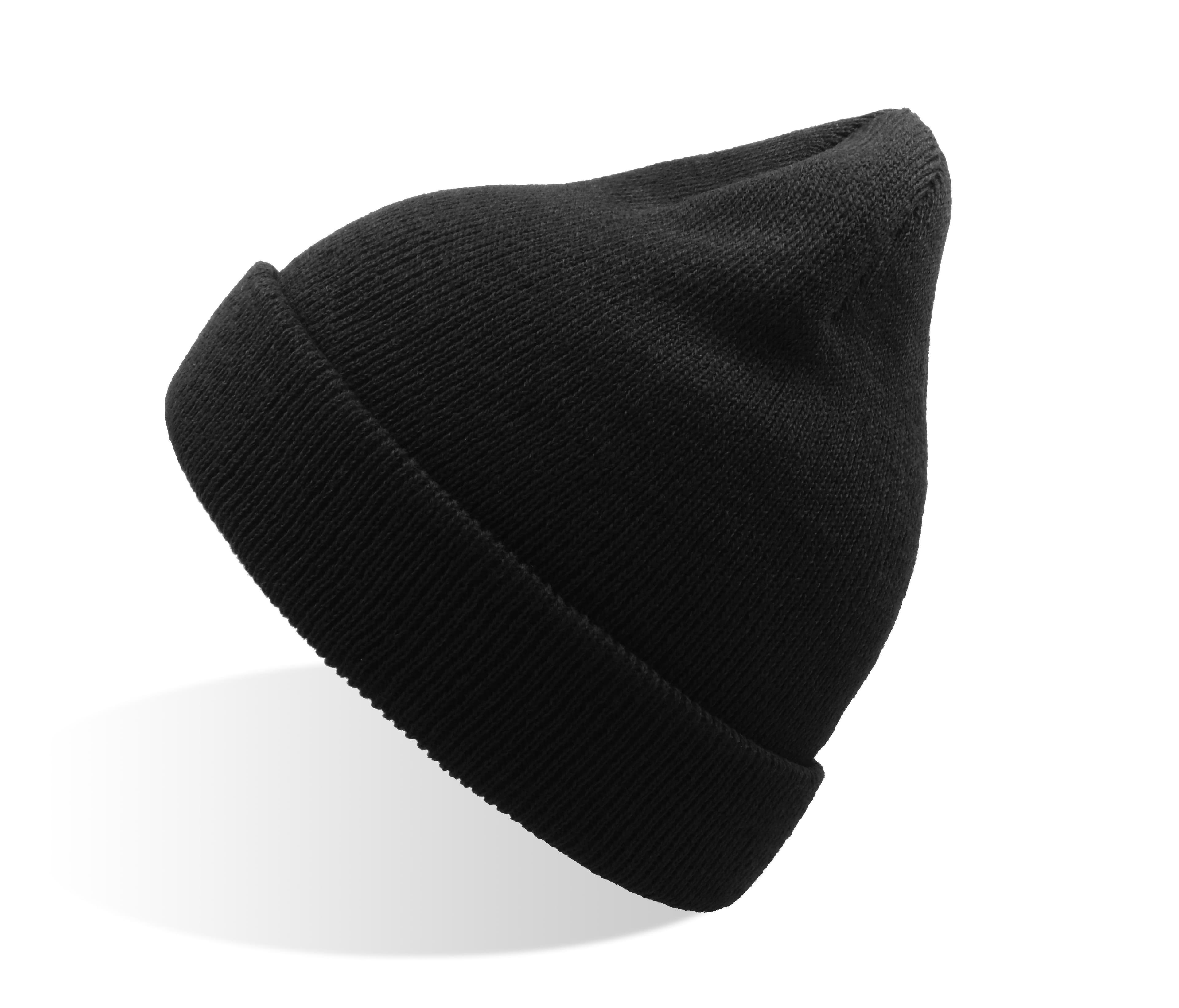 Bonnet enfant en polyester recyclé BLACK
