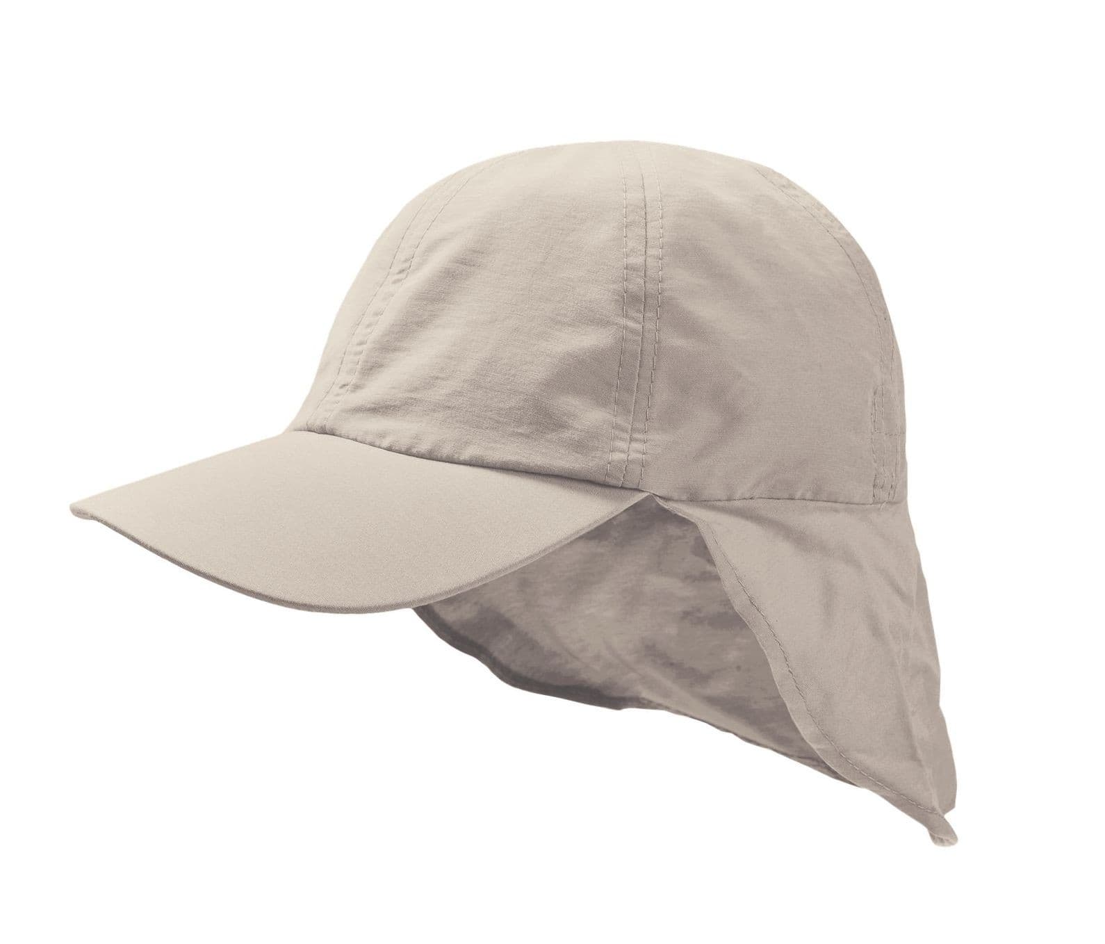 Casquette type légionnaire en polyester recyclé KHAKI