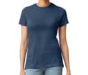GILDAN Tee-shirt femme en polycoton NAVY MIST