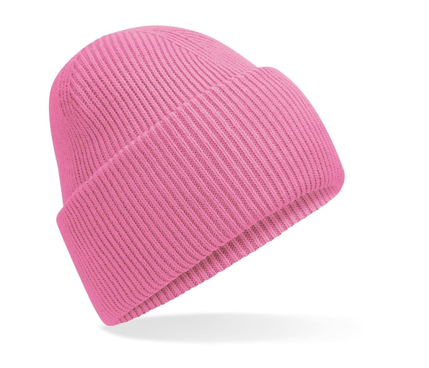 Bonnet avec large revers TRUE PINK