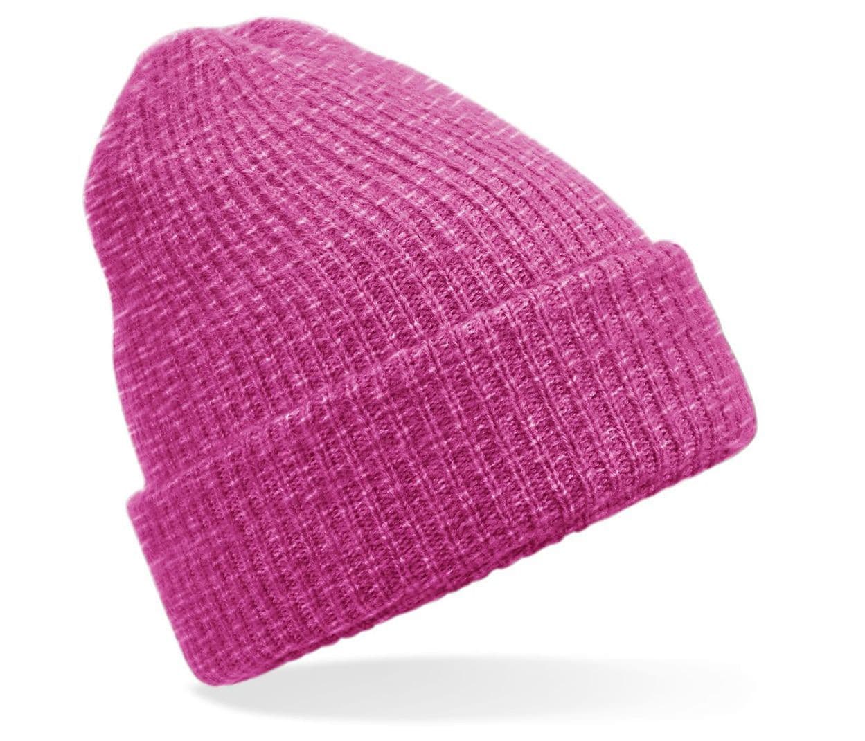 Bonnet aux couleurs vives avec rabat BRIGHT PINK