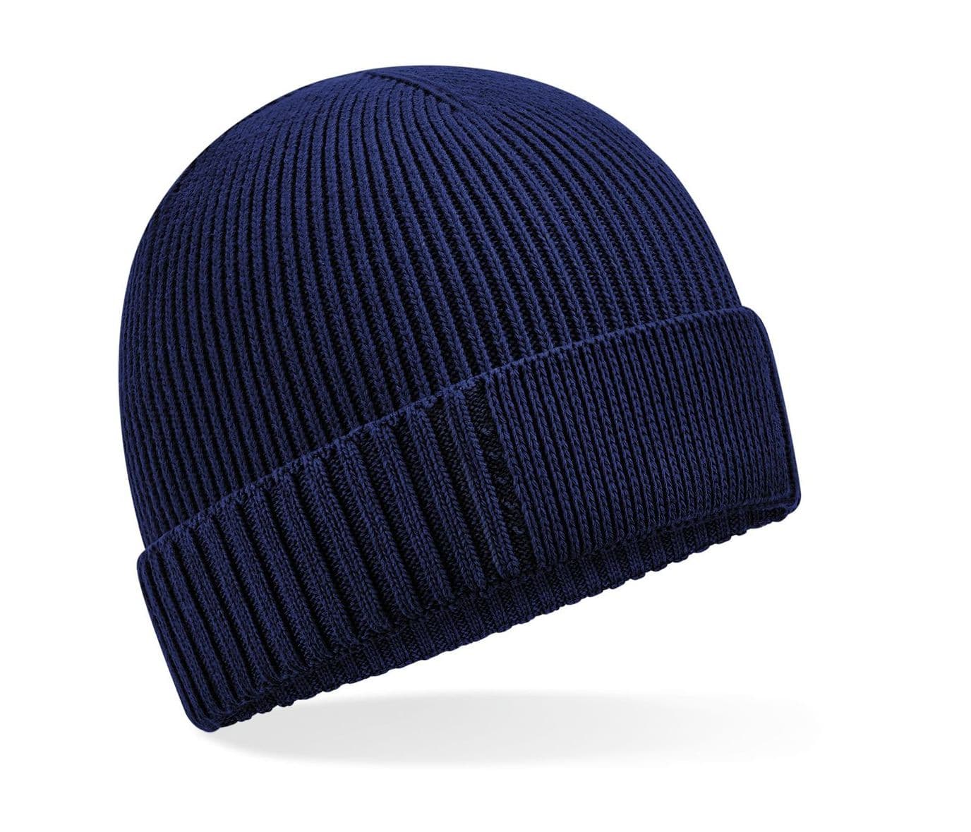 Bonnet avec rabat en coton organique OXFORD NAVY