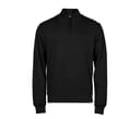 TEE JAYS Sweat col zippé BLACK
