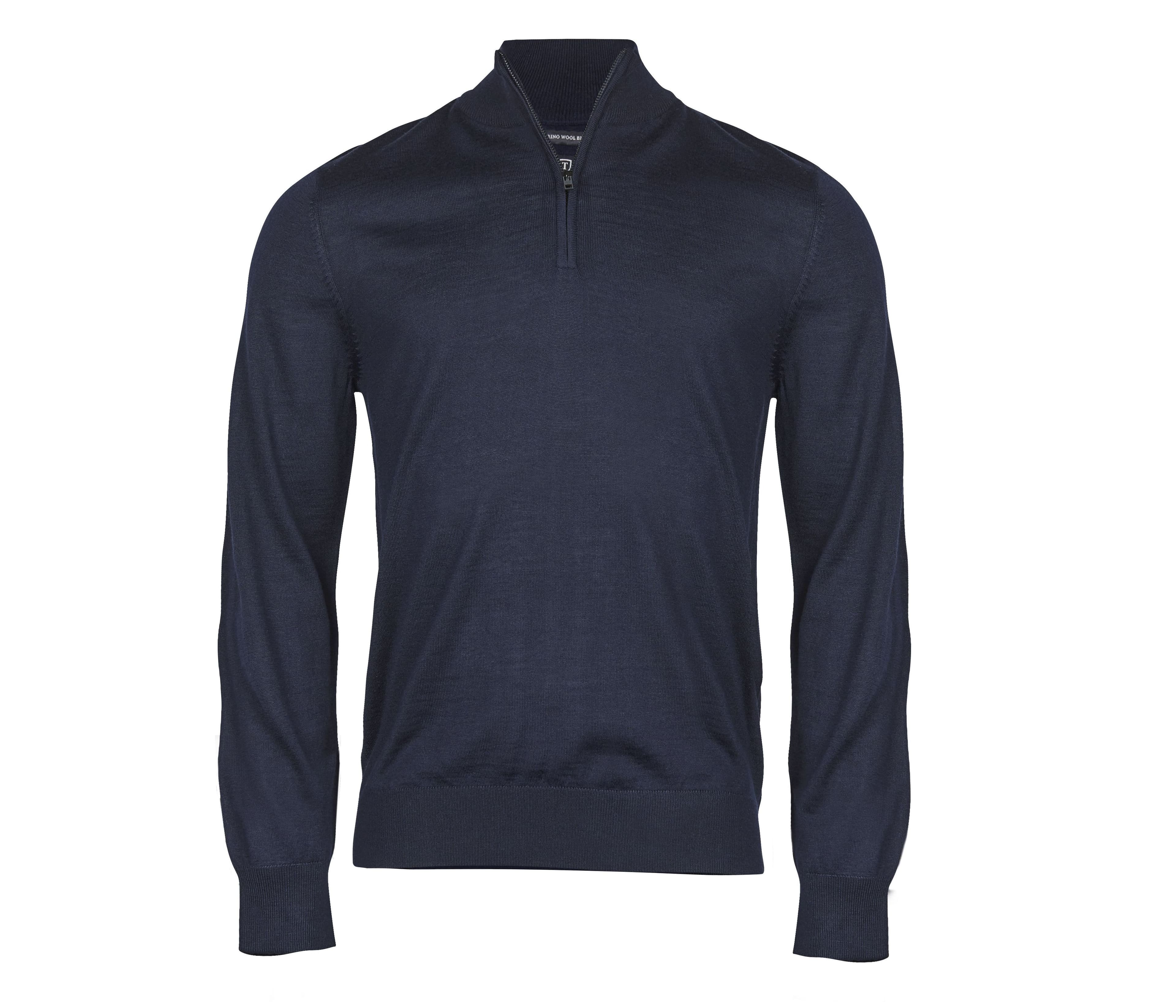 Pull col zippé NAVY