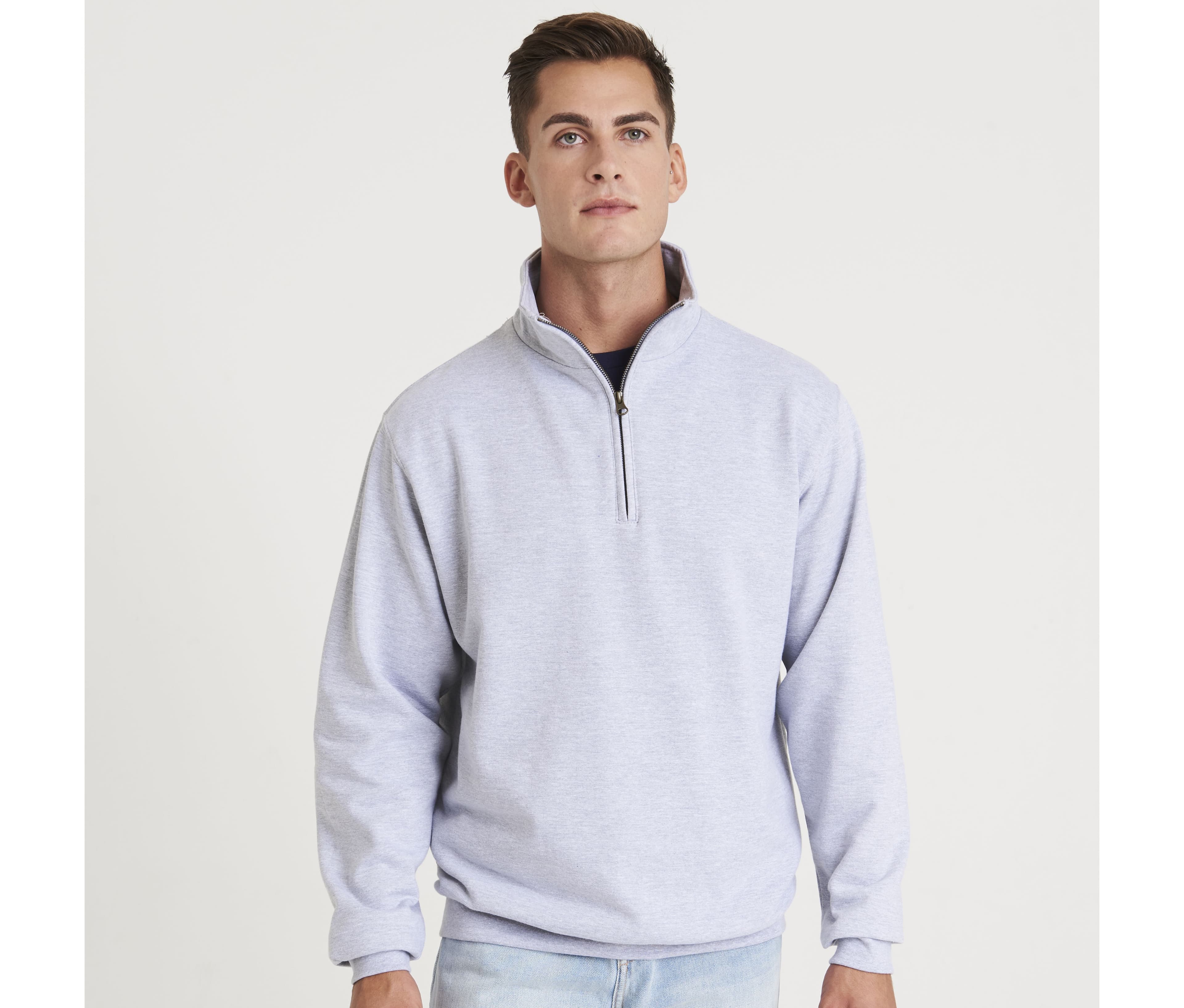 Sweat col zippé