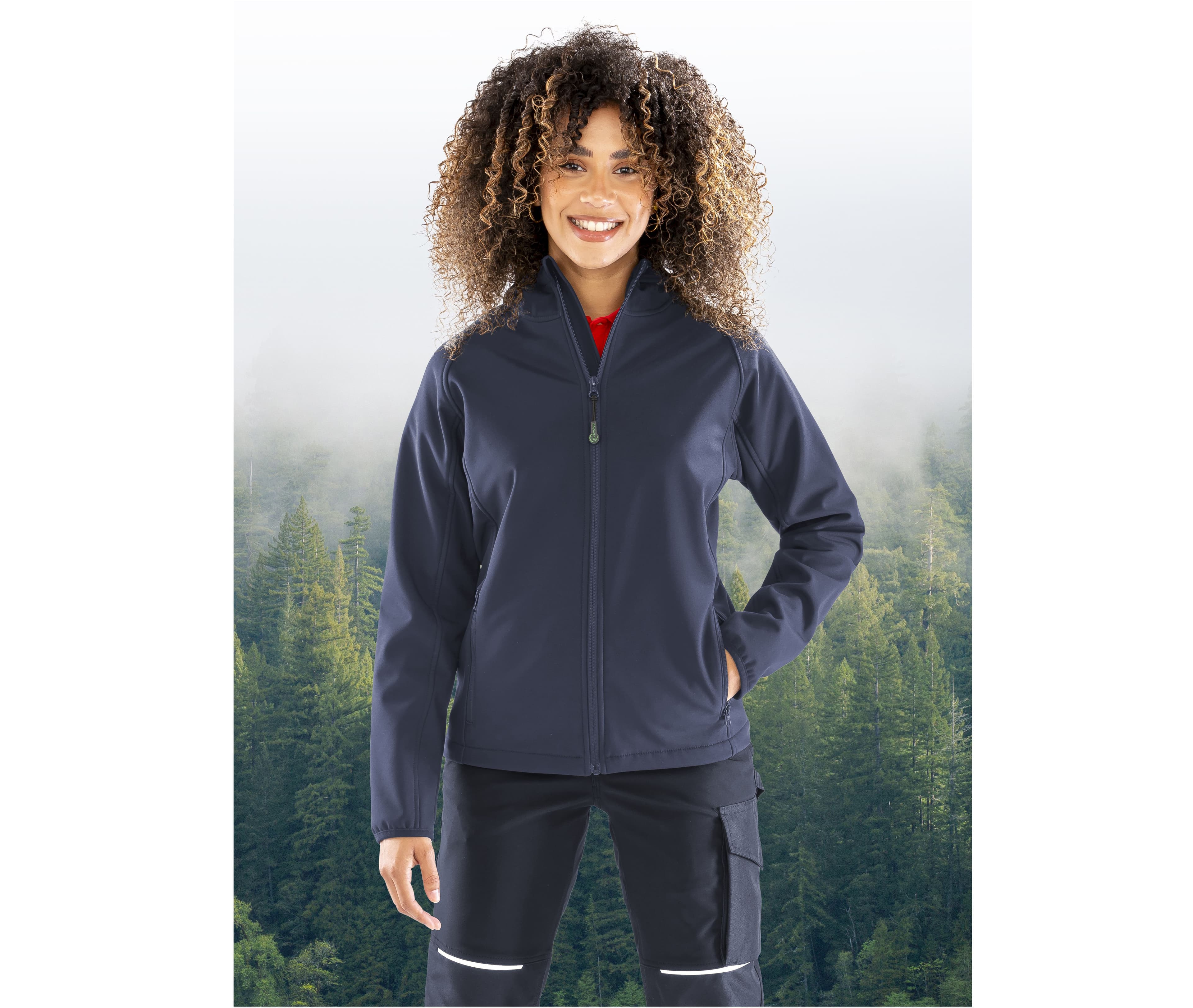 Softshell 3 couches en polyester recyclé