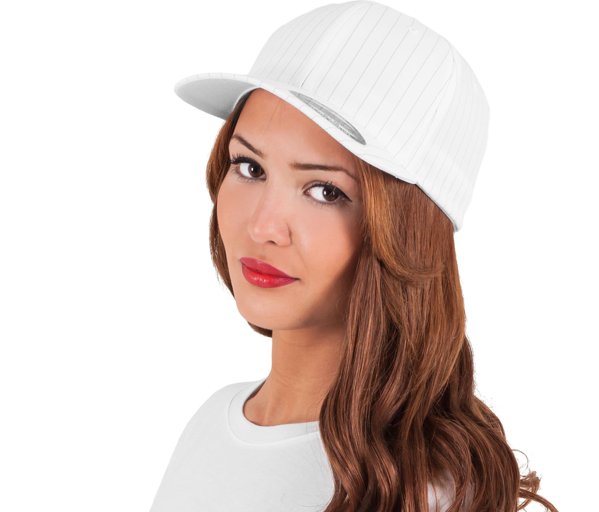 Casquette baseball rayée