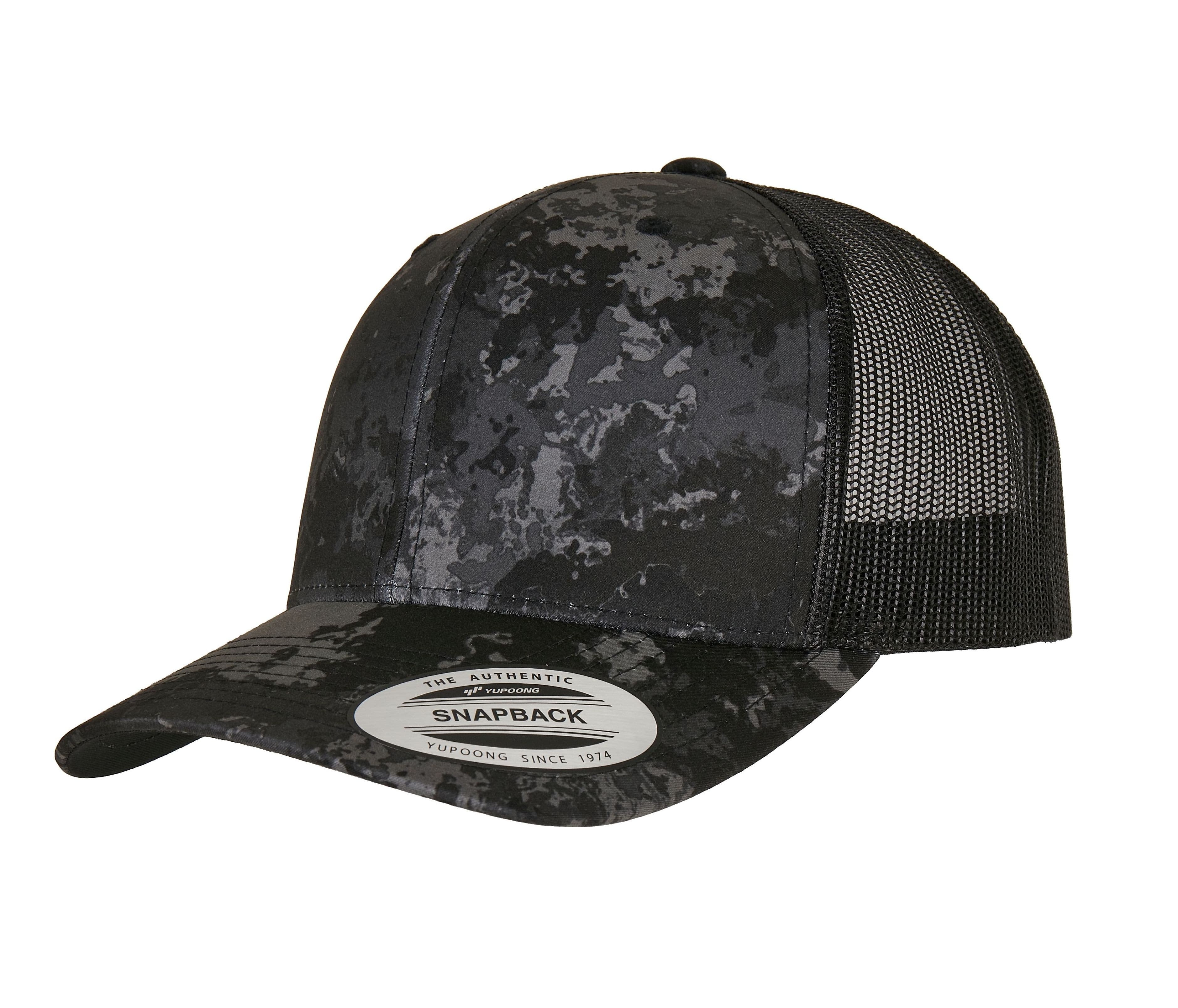 Casquette trucker motif cendré