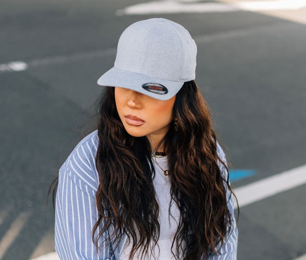 Casquette baseball chinée