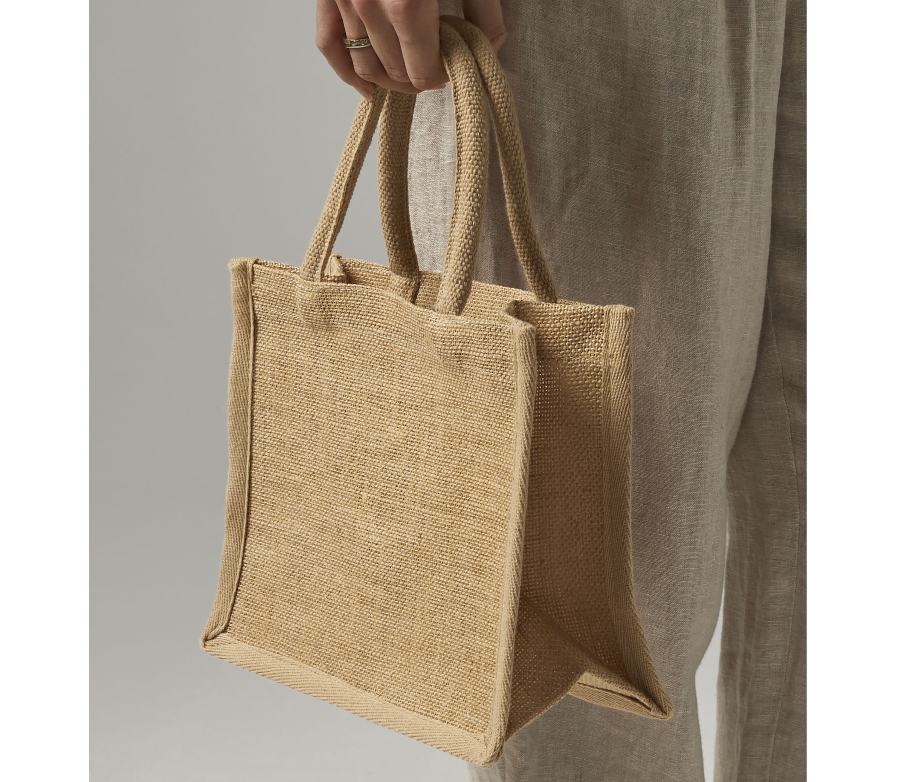 Sac cadeau en toile de jute