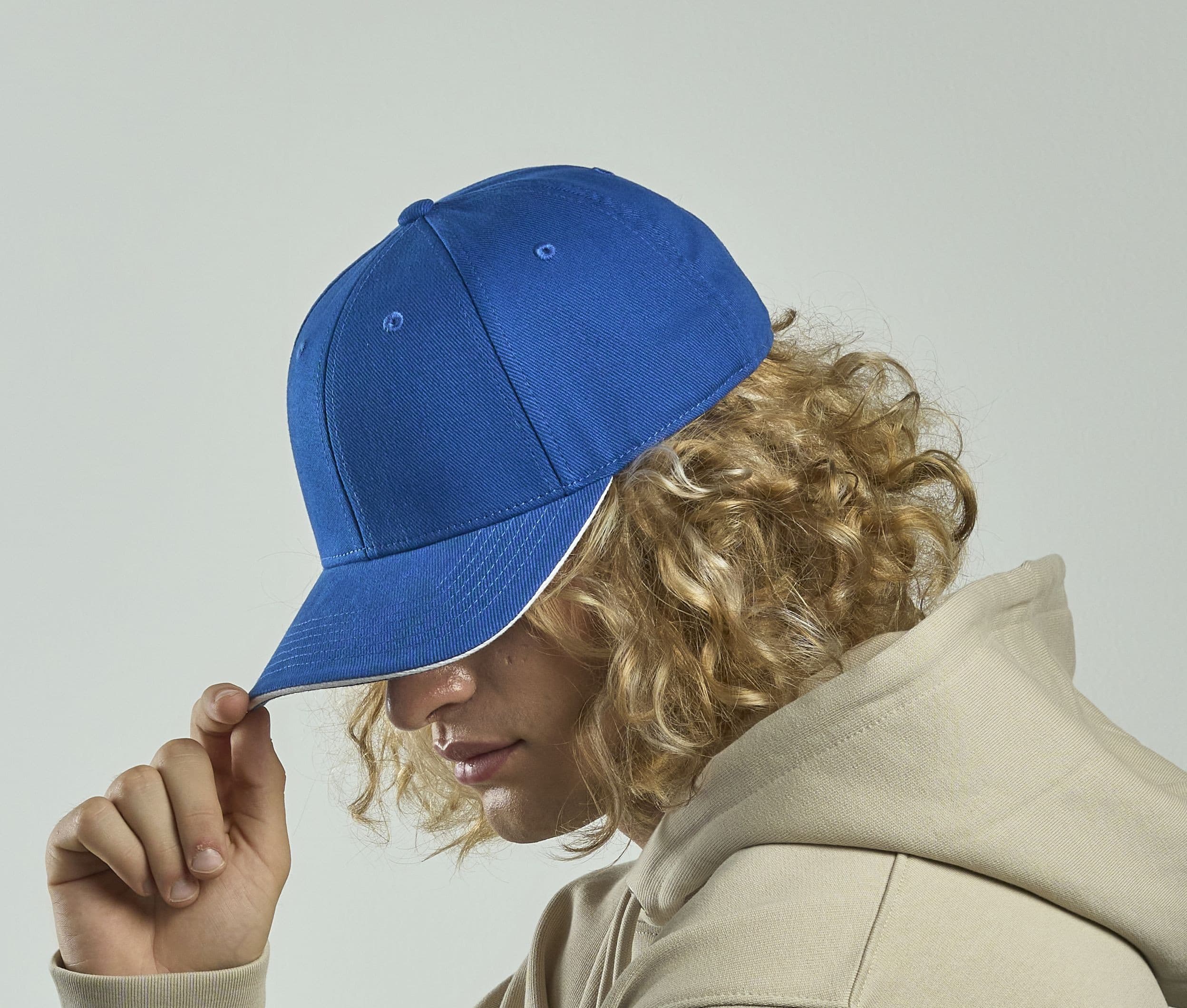 Casquette 6 pans contrastée