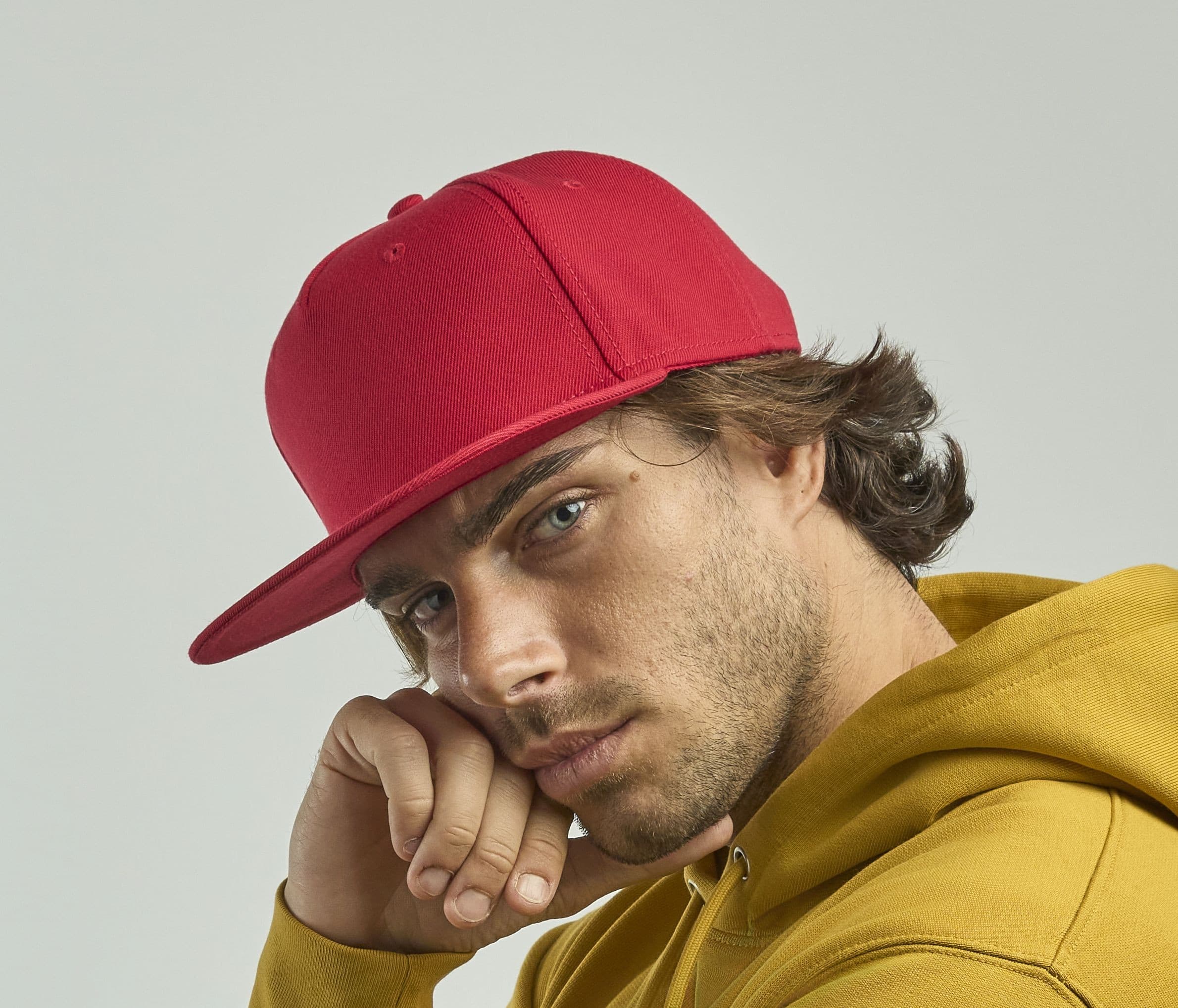 Casquette visière plate 5 pans