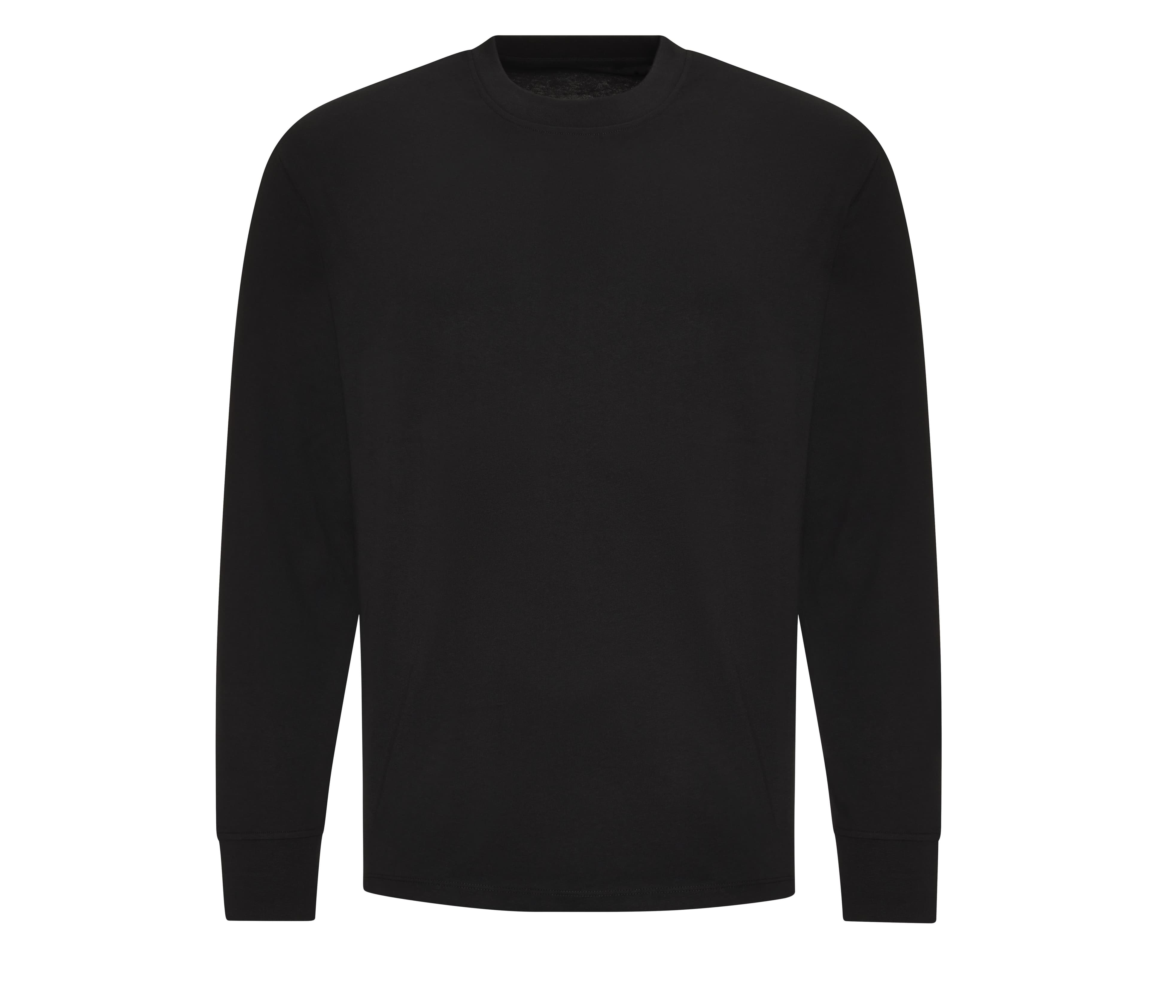 Tee-shirt manches longues moderne 190 DEEP BLACK