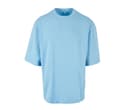 BUILD YOUR BRAND Tee-shirt oversize manches mi-longues BALTIC BLUE