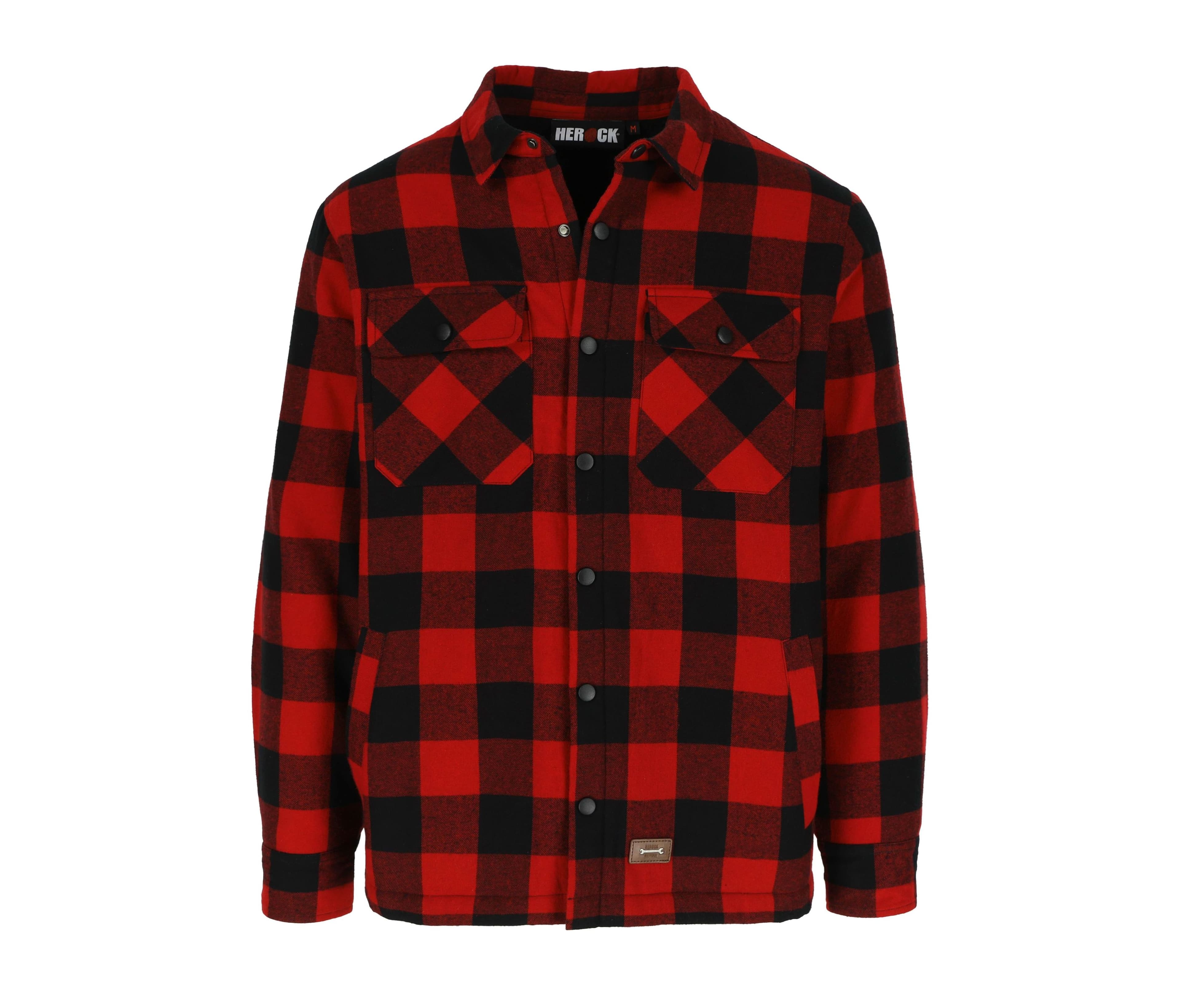 Chemise en flanelle DARK RED / BLACK
