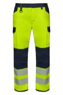 VELILLA PANTALON STRETCH AVEC GENOUILLÈRES ET BANDES RÉFLÉCHISSANTES NAVY / FLUO YELLOW